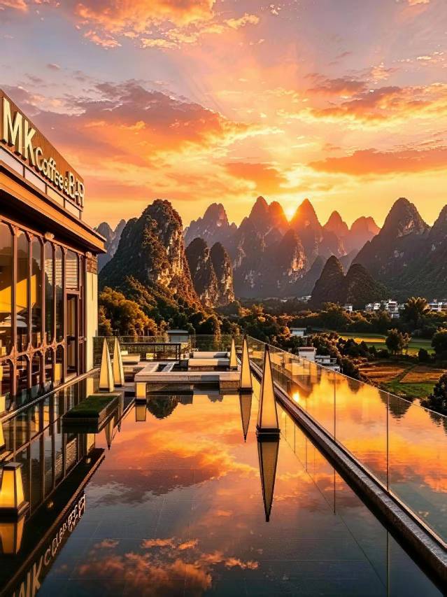 梦园·RESOR360°山水|星空泳池|温泉景观酒店(十里画廊遇龙河店)