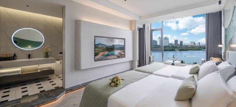 汲暮江景酒店(西双版纳景洪告庄西双景星光夜市店)图片