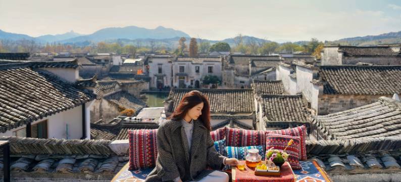 宏村木画说观景民宿(月沼店)图片