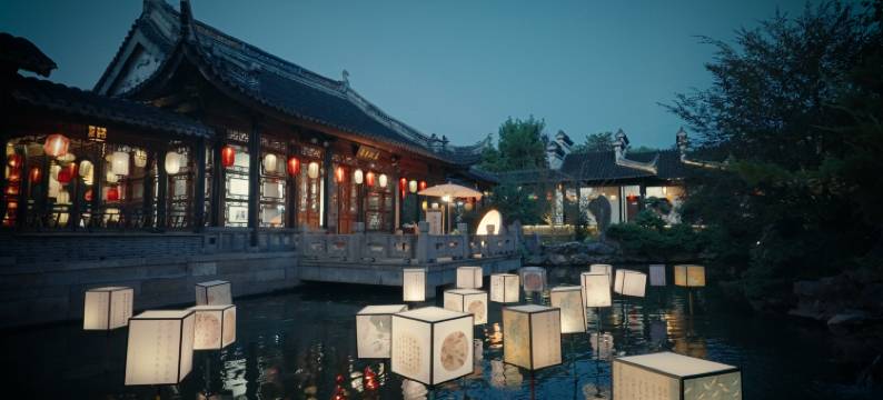 苏州同里湖大饭店图片