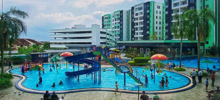 怡保曼哈顿水上乐园公寓 (免费2停车位)泳池景观(Manhattan Waterpark Condo Ipoh (Free 2 Carpark & Netflix Ready))图片