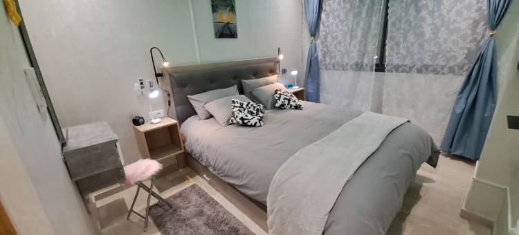 Gueliz .2,3km Jemaa el-fna netflx 電視 50 英寸，私人公寓空調(New luxury Apartemnt Modern Gueliz Marrakech)图片