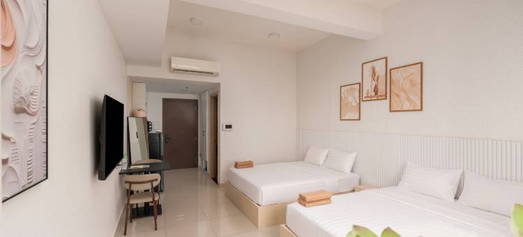 胡志明市第4郡Rivergate大厦公寓(无边际，普尔省)(Apartment Rivergate Building, Saigon Dictrict 4, Infinity, Pool)图片