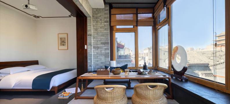 老城根・黛瓦星檐｜新中式观景四合院(大同古城代王府店)图片