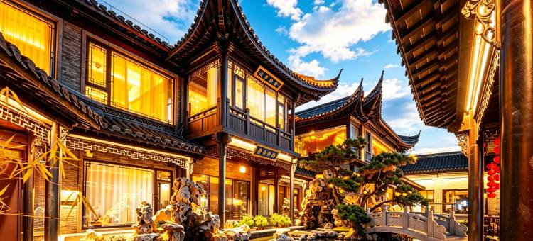 花筑·庭院香舍美宿(河下古镇店)图片