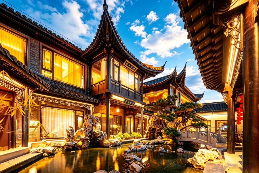花築·庭院香舍美宿(淮安河下古鎮店)