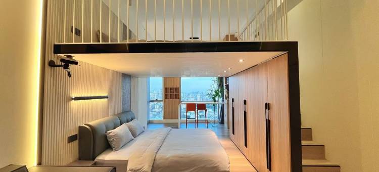 柚居·槿夏Loft公寓(龙眼南路美食街万象城店)图片