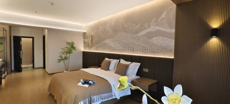 芊盈·Starry Night·高空民宿(国际会展中心油坊街地铁站店)图片