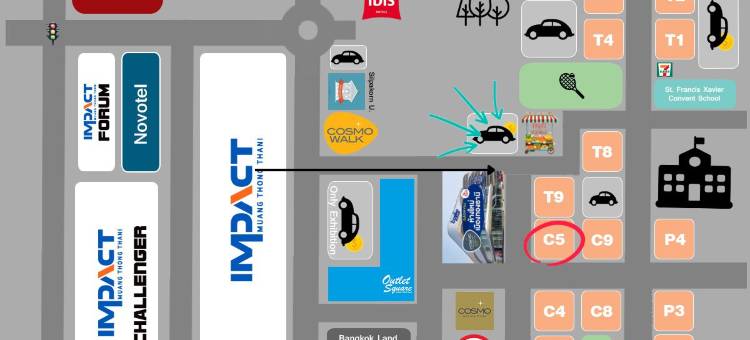 IMPACT 会展中心，日租房，Muang Thong Popular Condo C5(IMPACT Muang Thong Thani, daily rental room, Muang Thong Popular Condo C5)图片