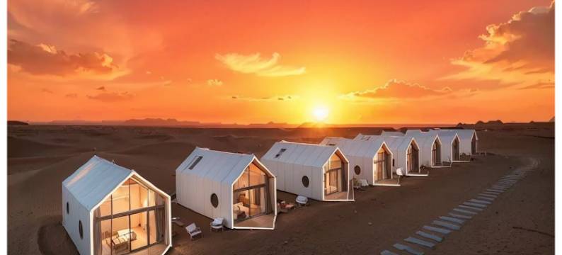 敦煌鸣沙野居沙漠露营星空宿集图片