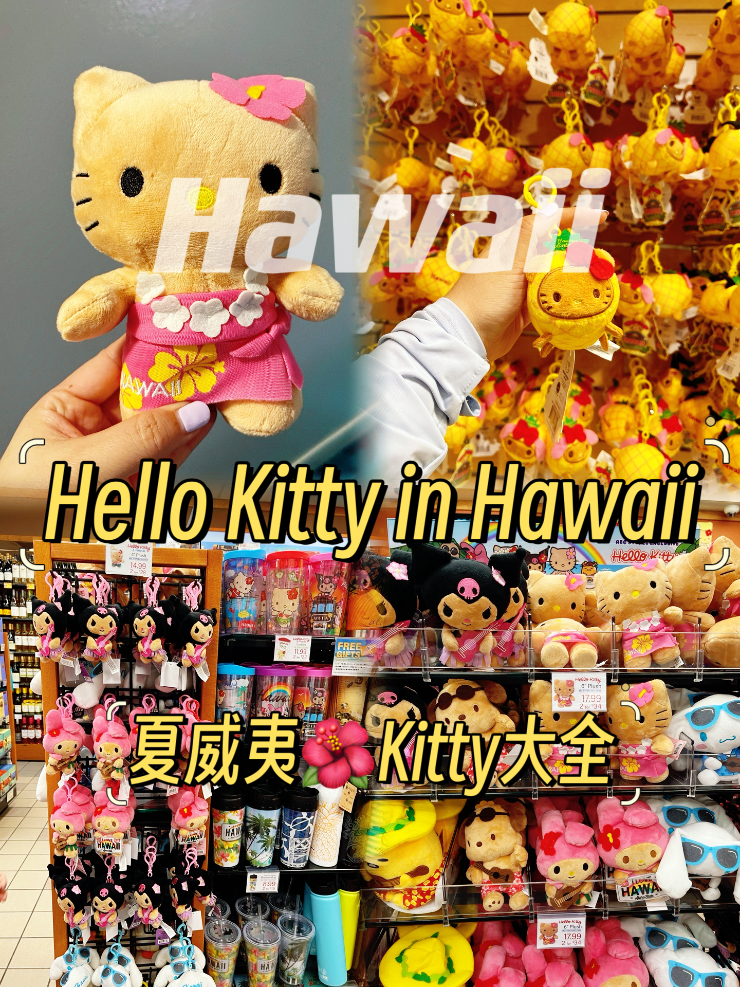 夏威夷🌺到底有多少种Hello Kitty？！附价格💰