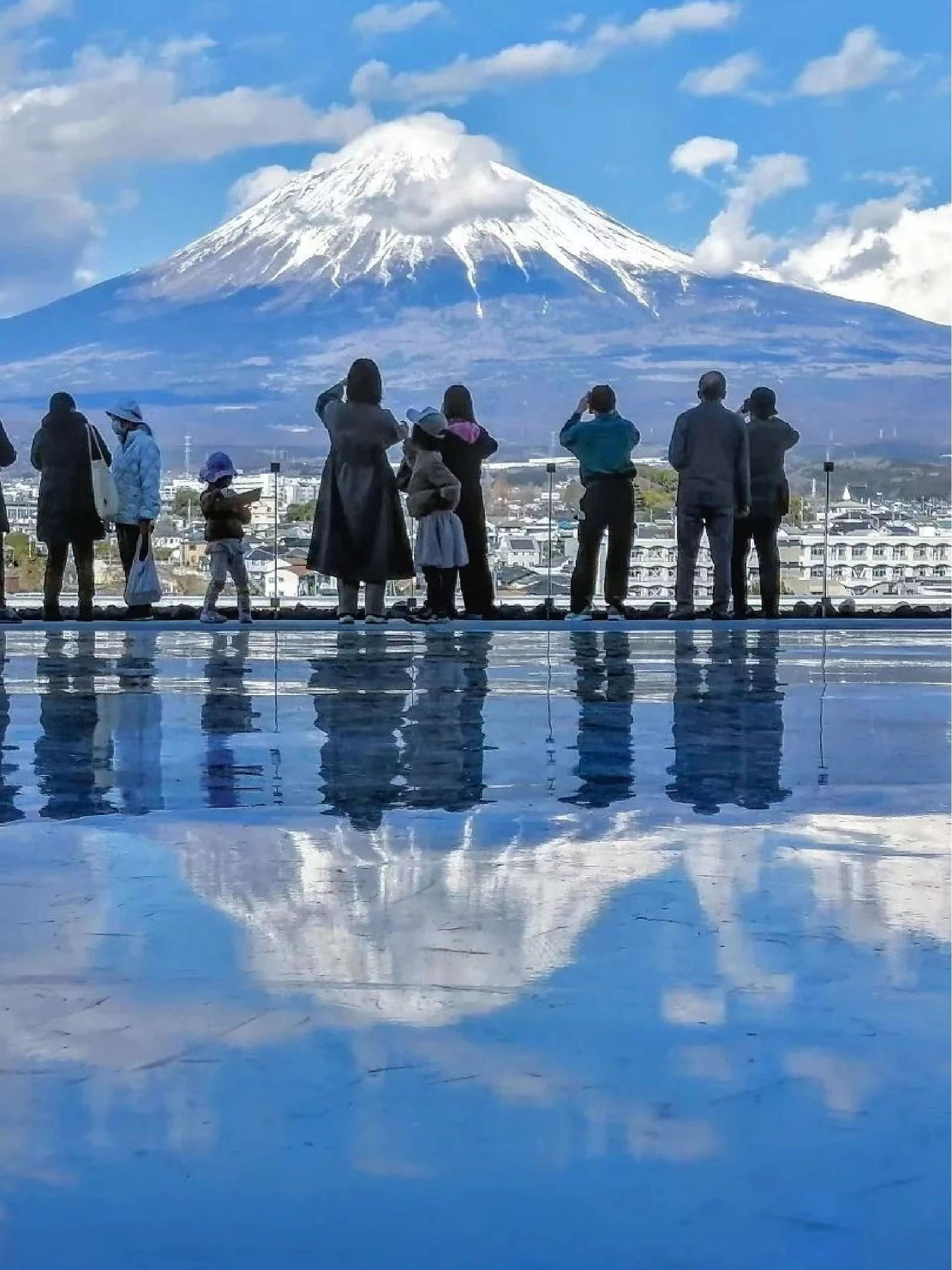 di一次去东京的，你不同角度的富士山