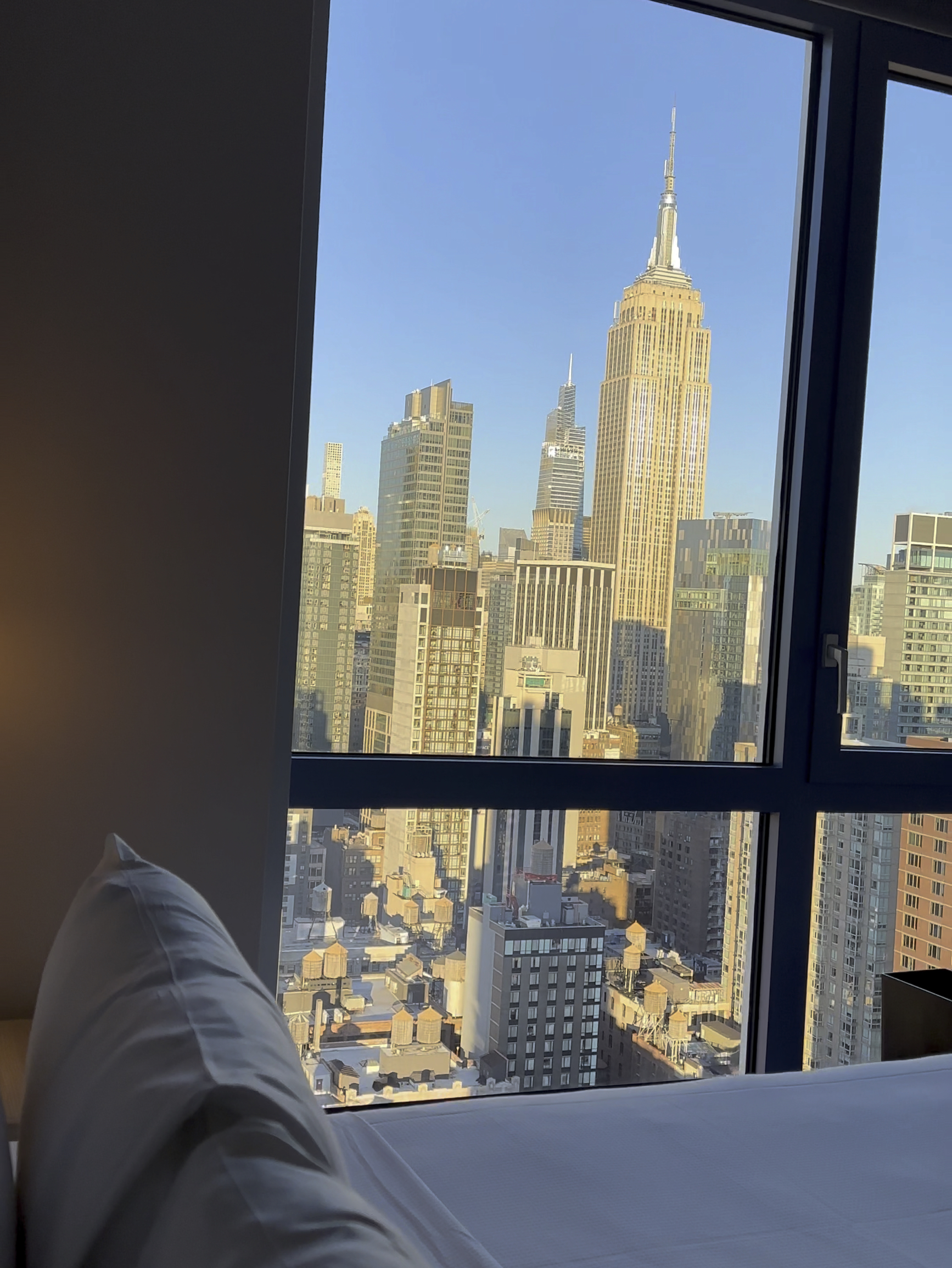 纽约春游Day 1: 入住曼哈顿躺看地标新酒店