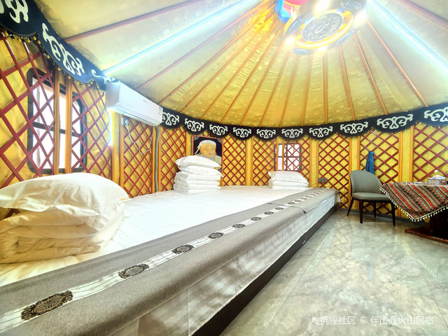 察右后旗伴山渡火山民宿出游|住宿测评