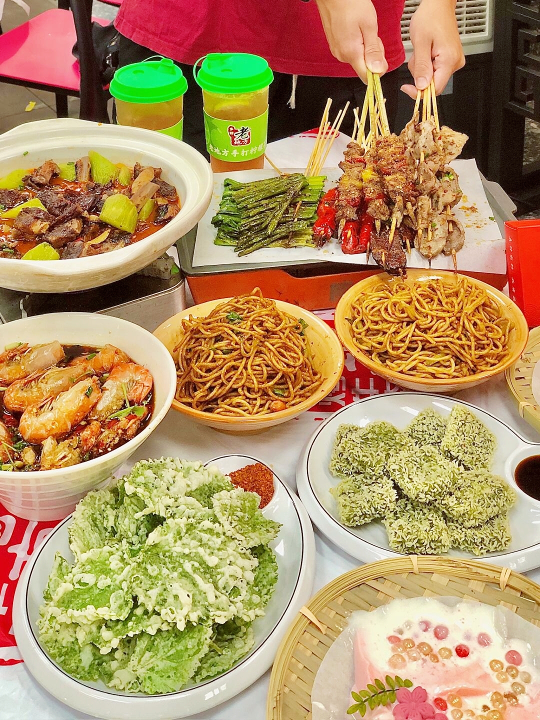 老地方烤牛肉·烧烤·小龙虾大排档(涂家冲总店)
