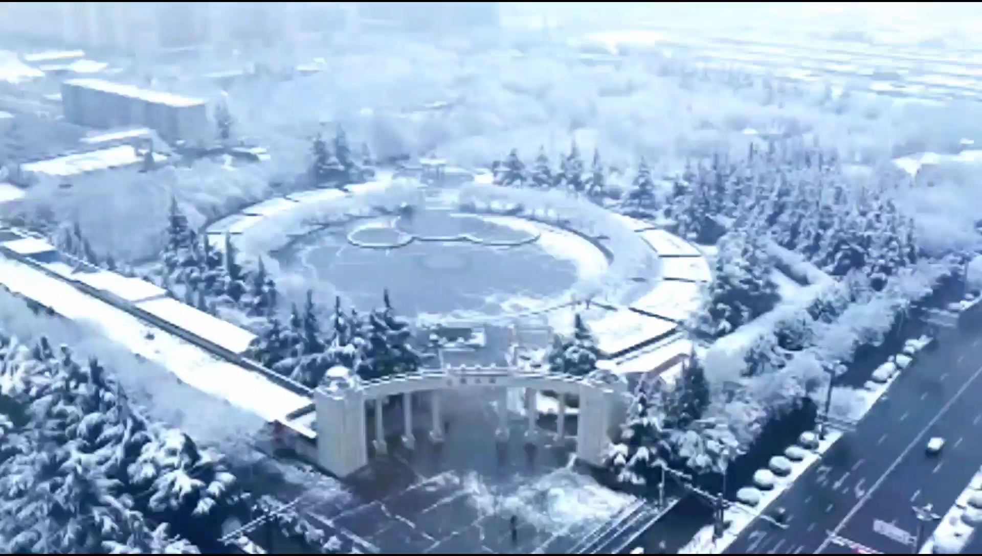 澄城最美雪景拍摄地🌴澄城古徵公园