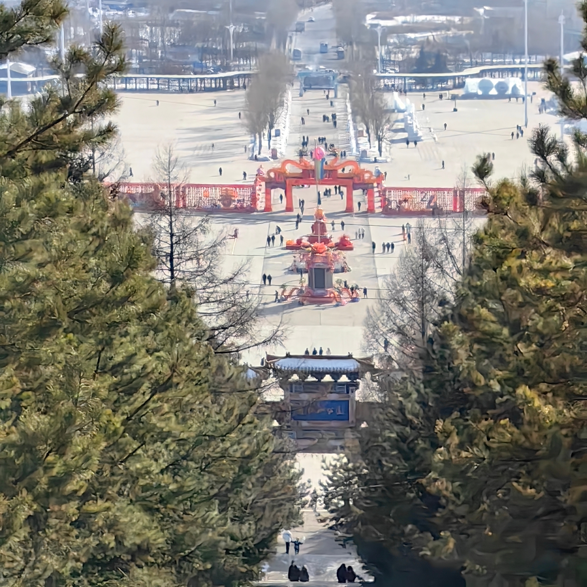 鹤岗市的鹿林山公园