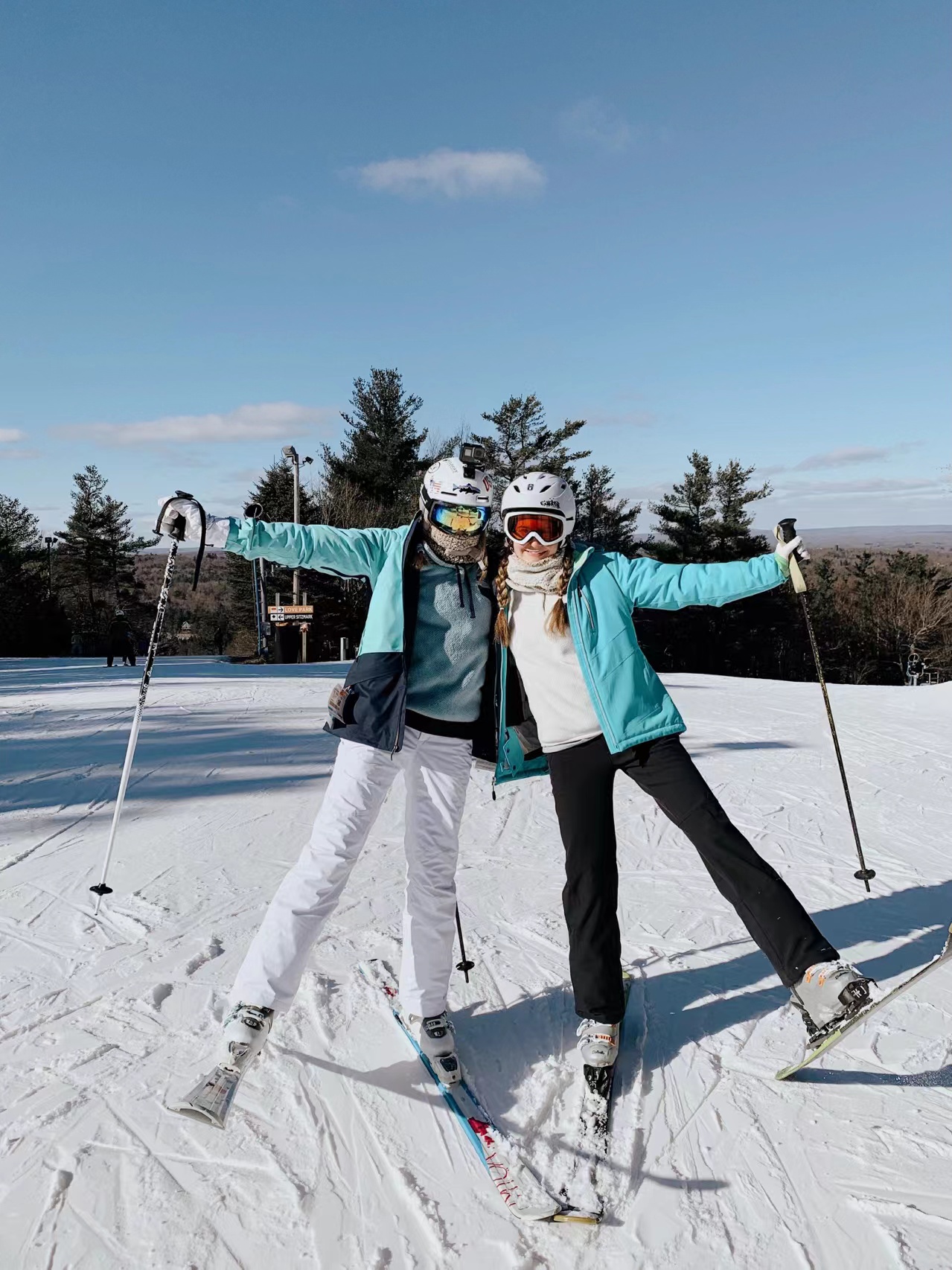 体验韩国滑雪的快乐