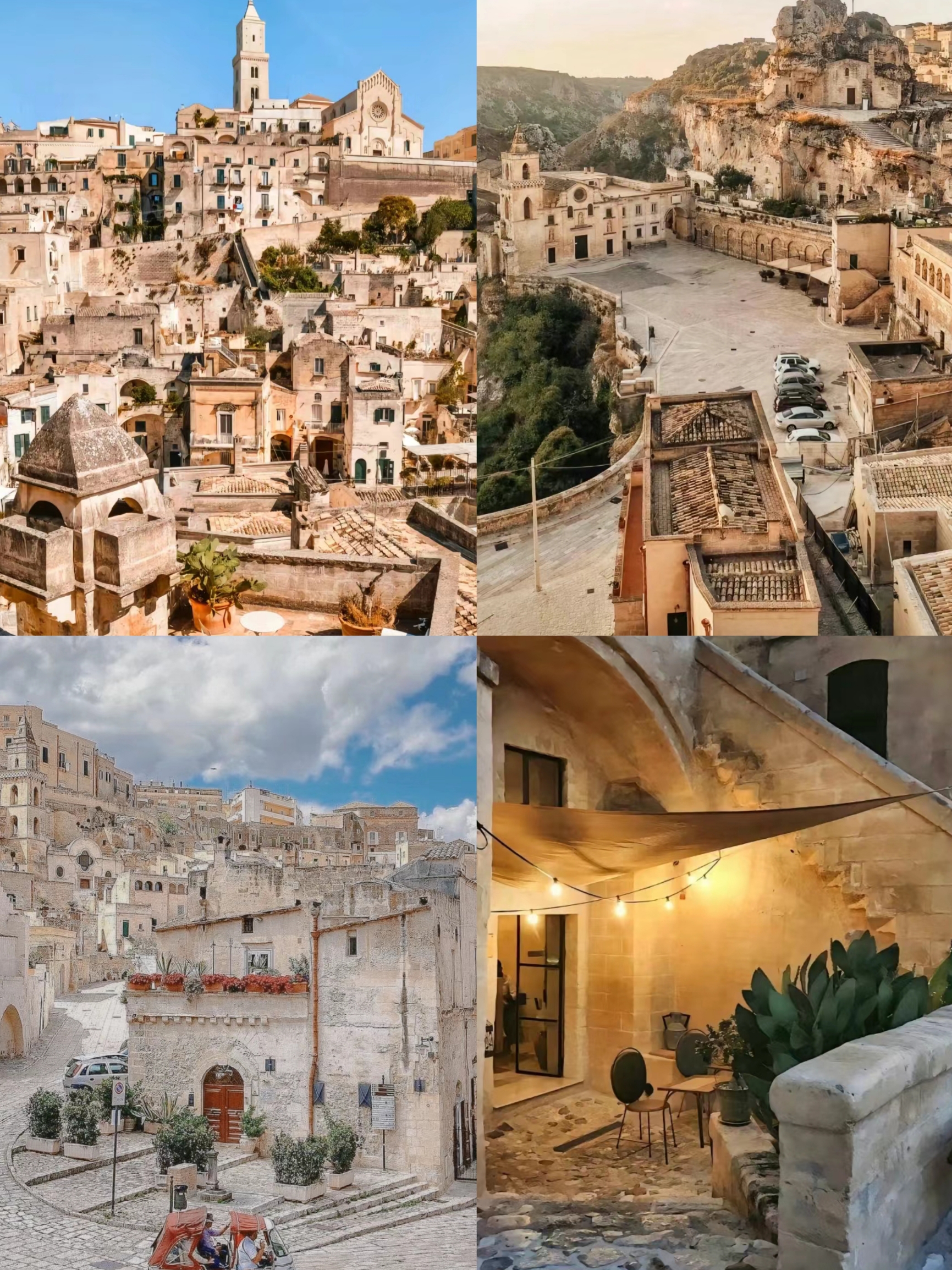 意大利马泰拉007取景地，神秘的岩石之城