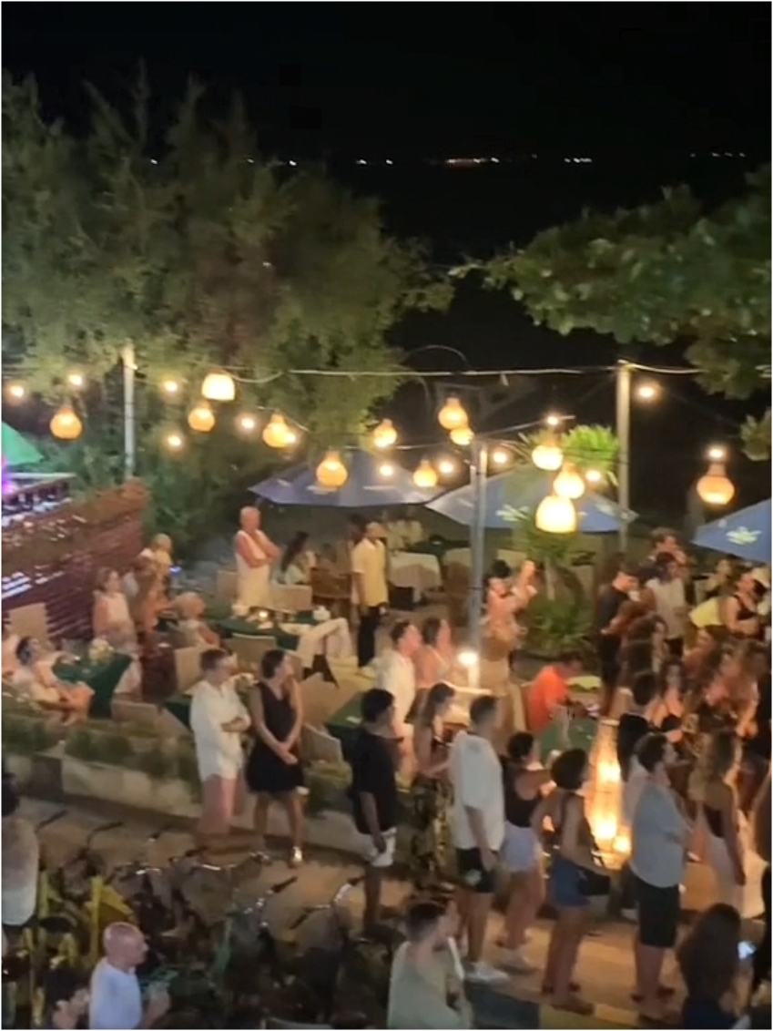 Gili island Night party