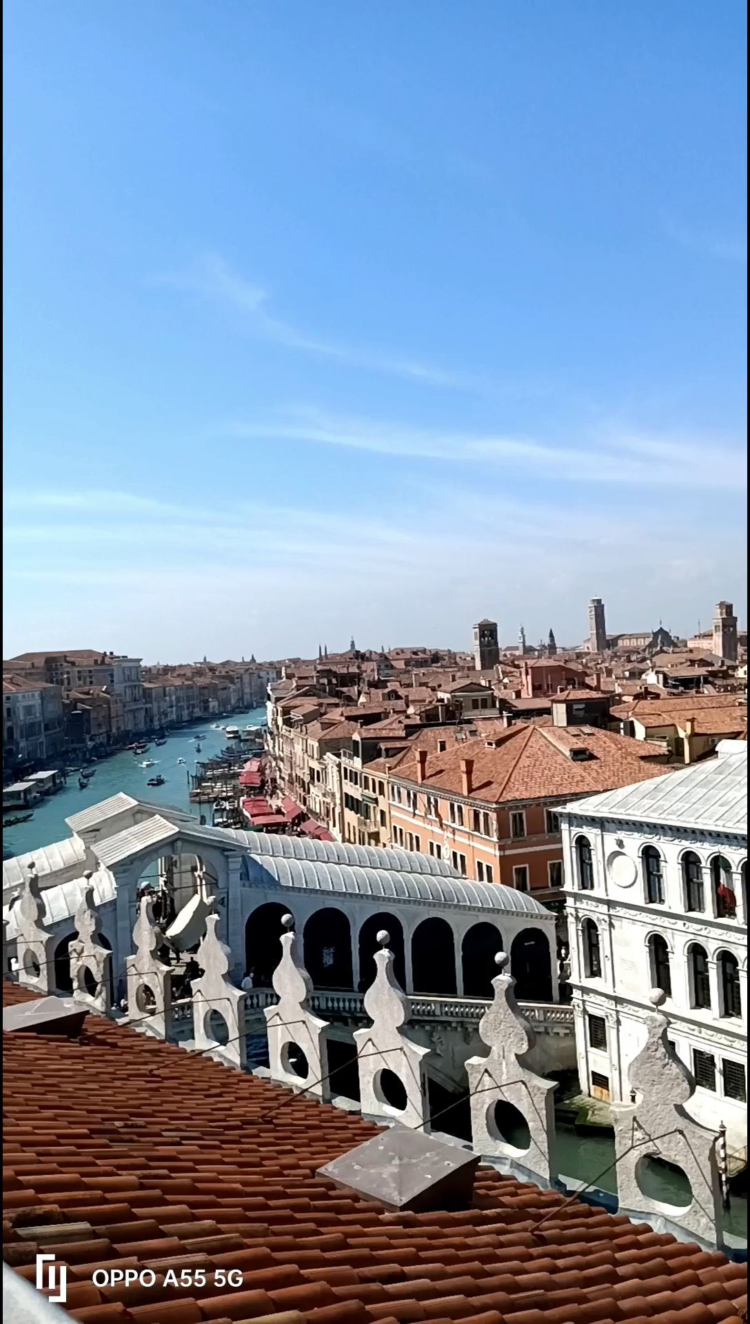 俯瞰意大利水城威尼斯