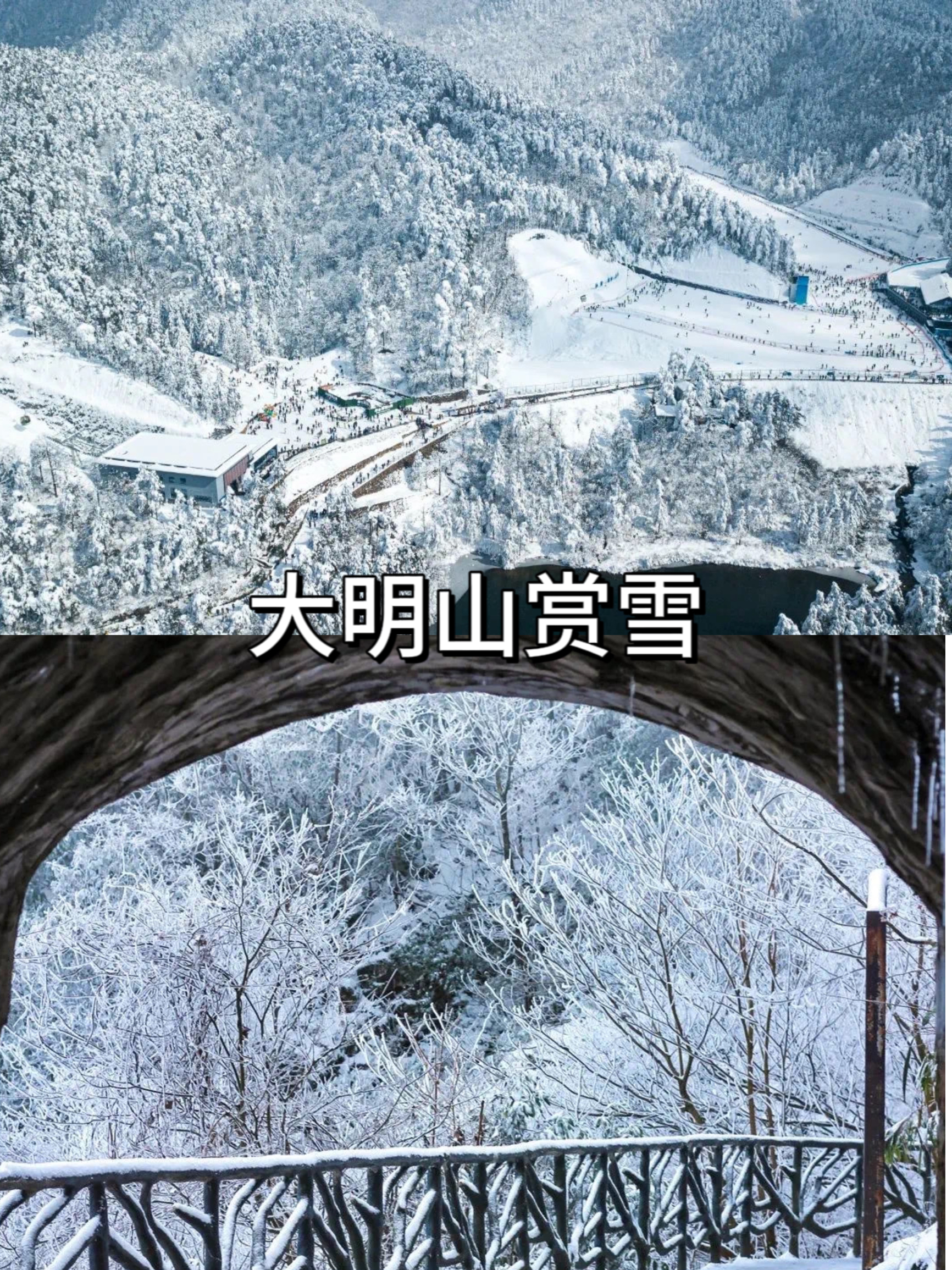 ❄大明山冬日恋歌，尽享雪景之美