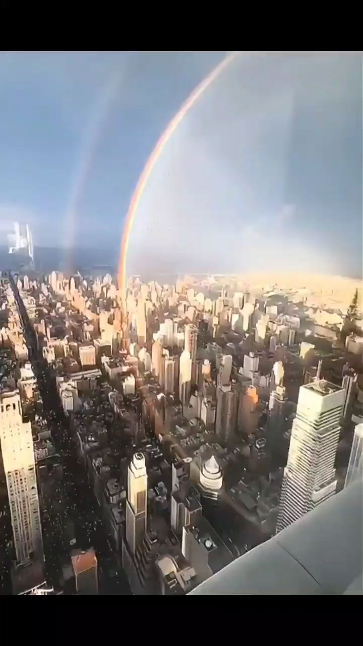 原来彩虹真的是圆形的，答应我，这条视频一定要看到最后！