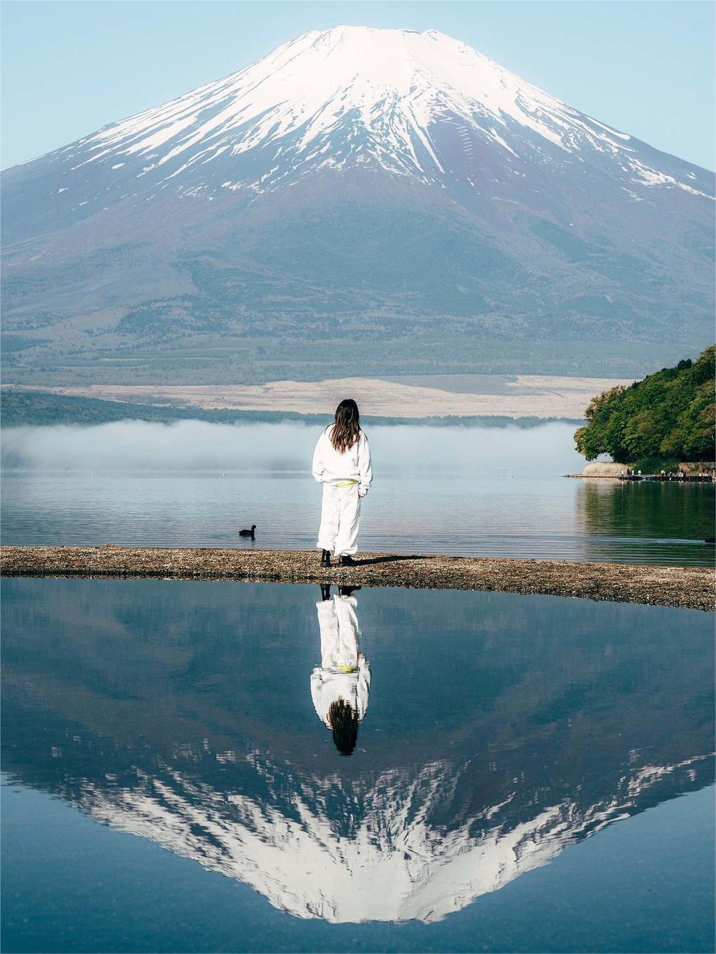 没白等❗️今日富士山能见度满分💯