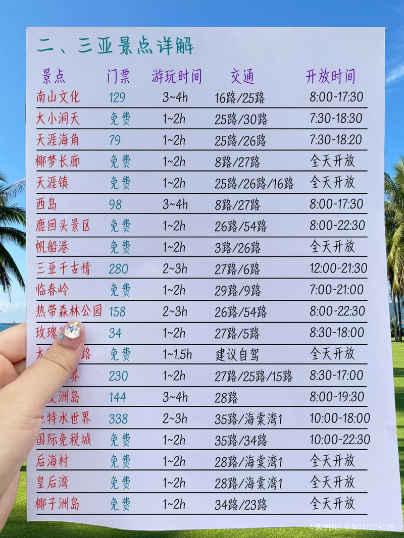 三亚旅游费用预算 三亚纯玩线路价格防坑