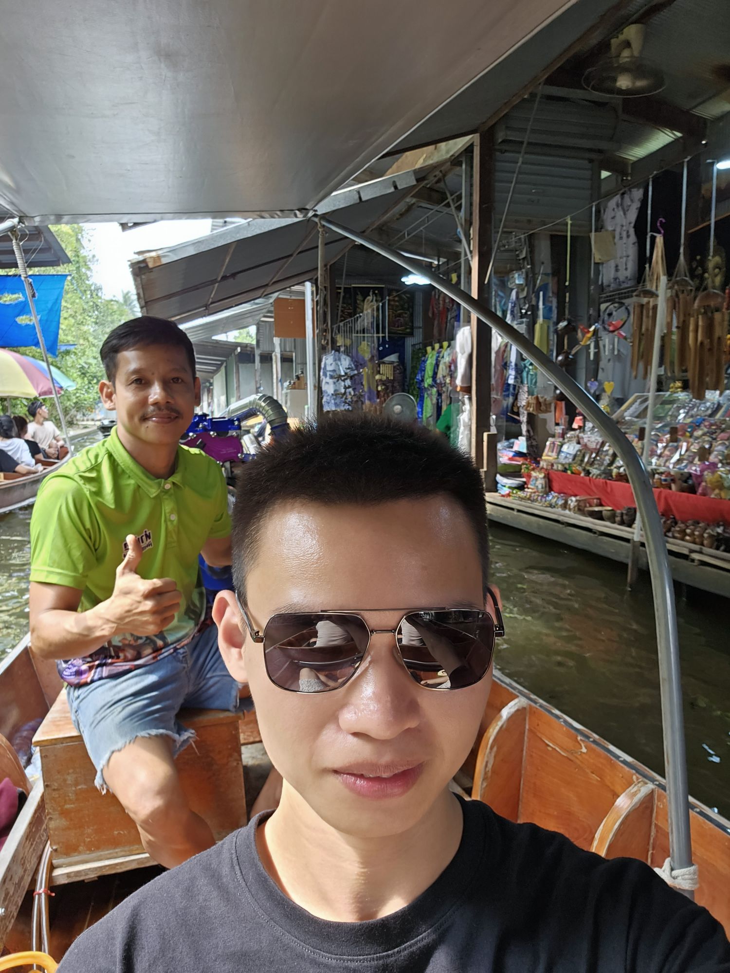 沉浸式体验 泰国水上市场疯狂飙船