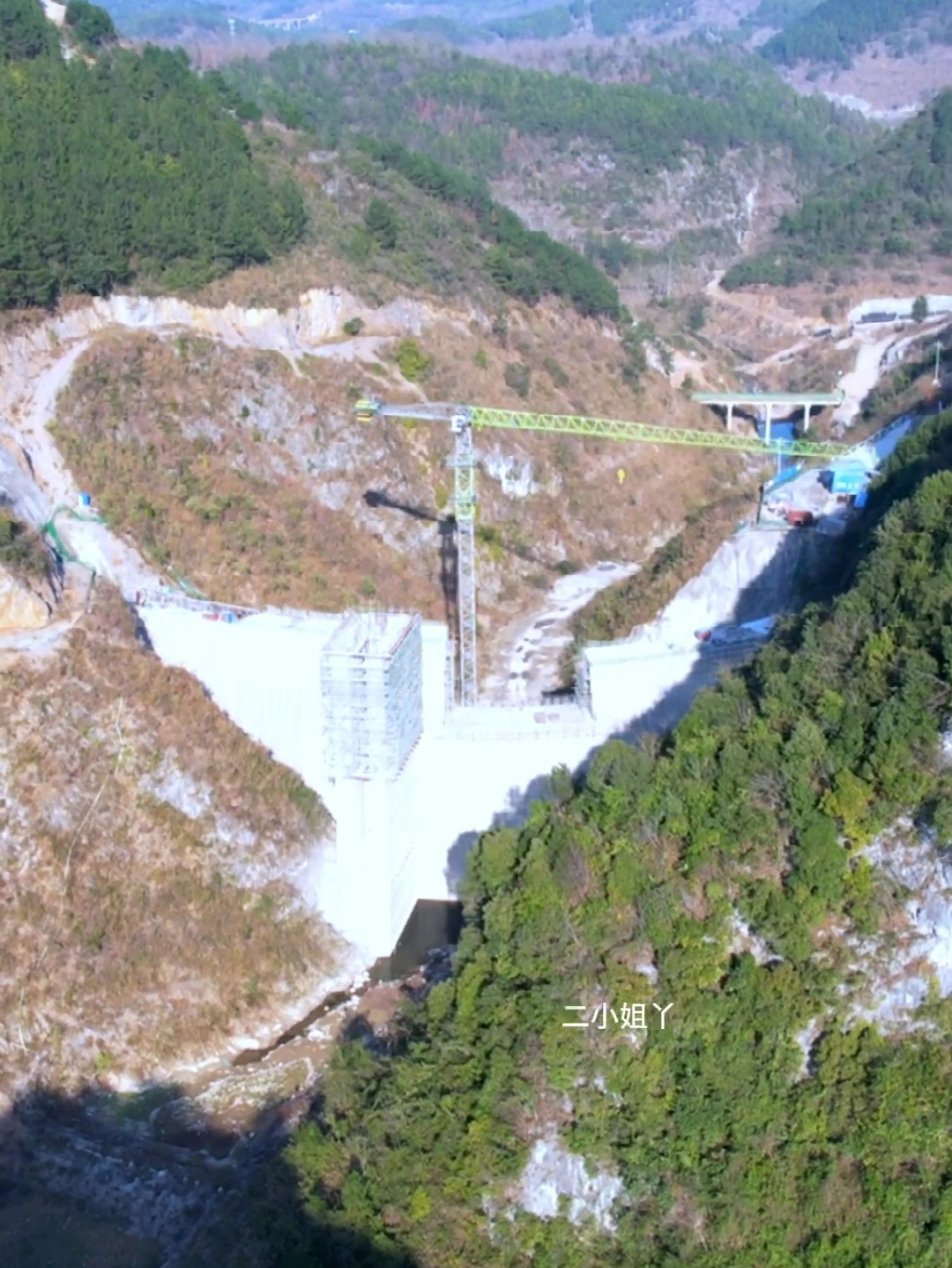 德江县共和水库工程，库容1306万立方，水库主要解决乡镇农村供水 #水库 #超级工程