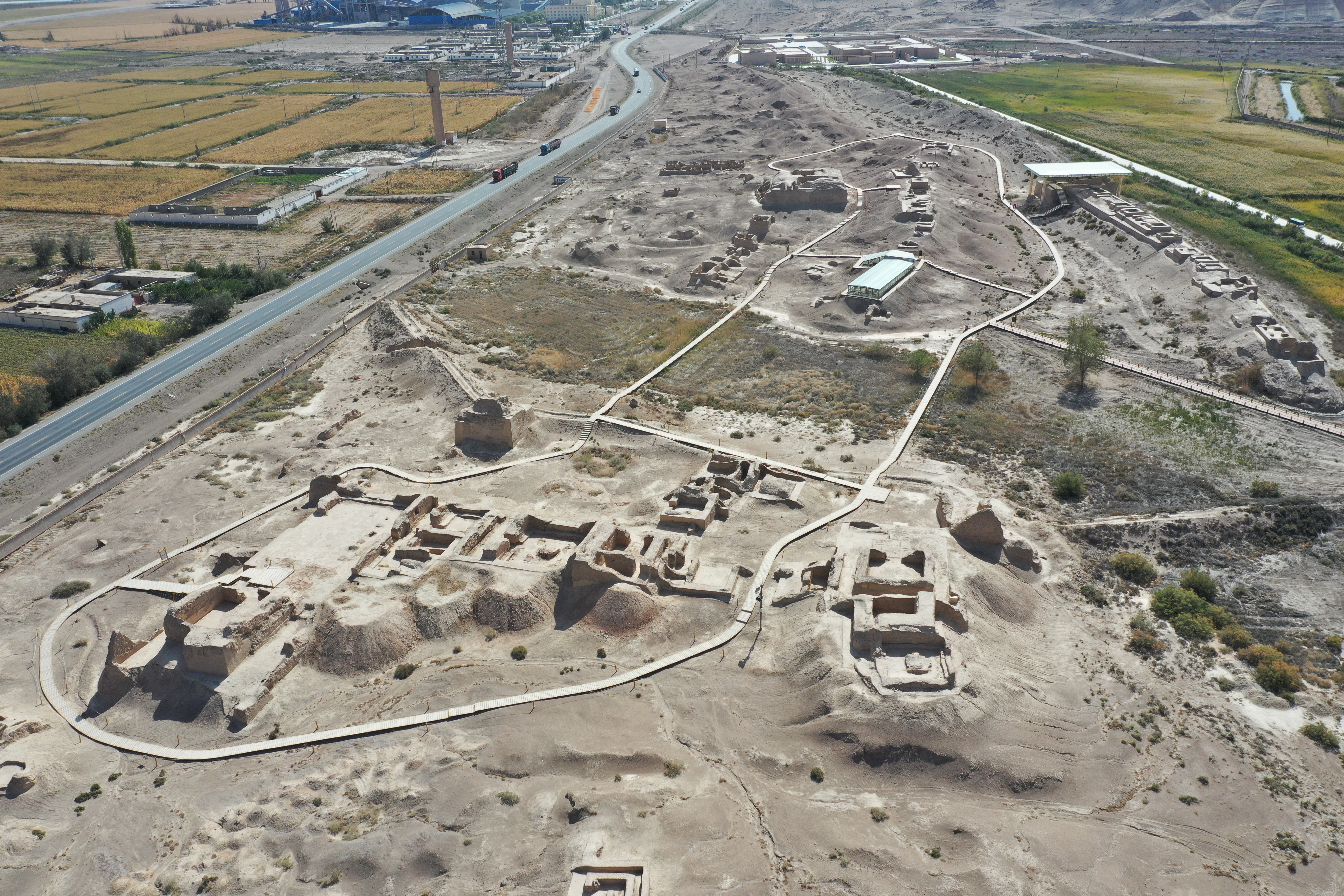 新疆规模最大的佛教建筑群遗址