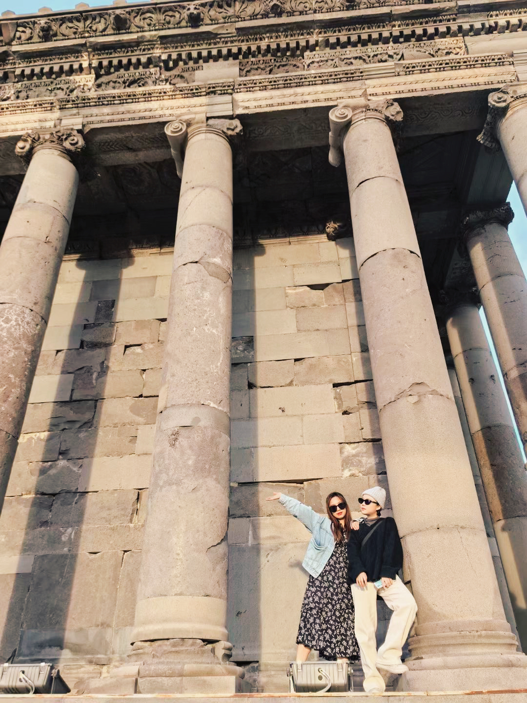 不是希腊‼️是亚美尼亚的加尼神庙