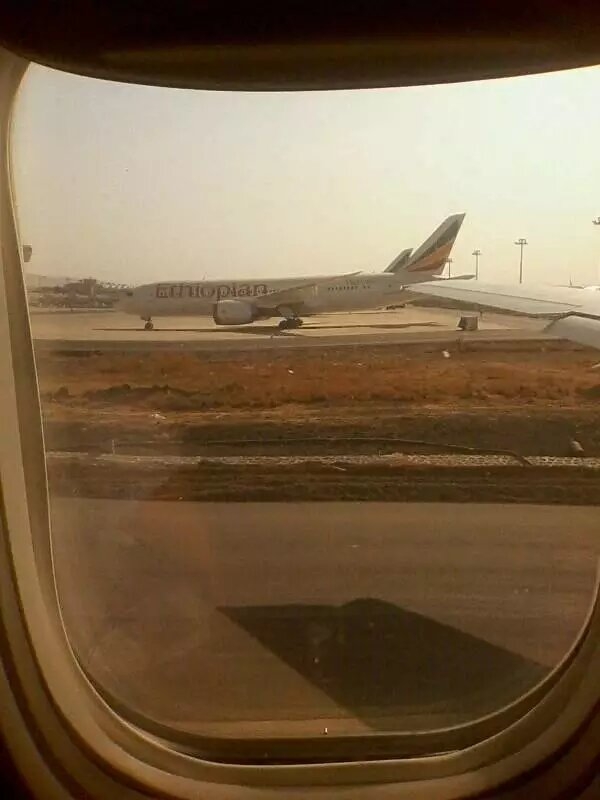 埃塞俄比亚首都亚的斯亚贝巴机场转机飞往赤道几内亚
