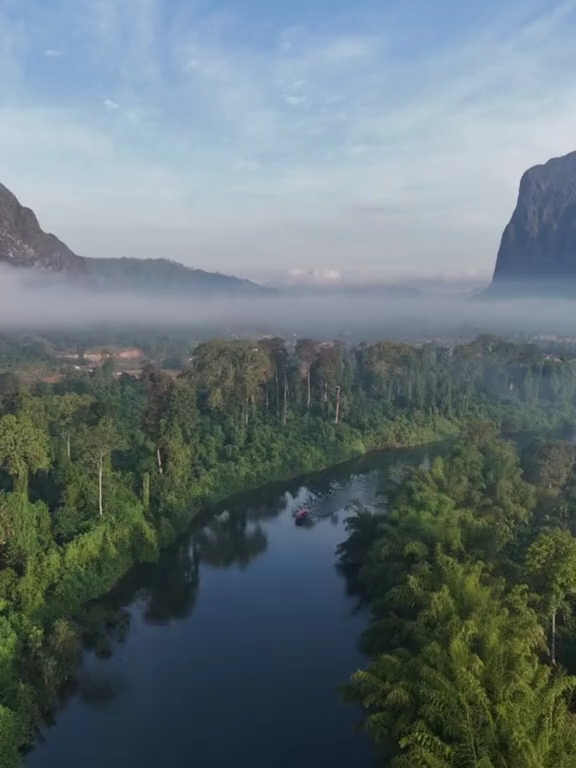 老挝的风景 静谧得像我梦中的风景