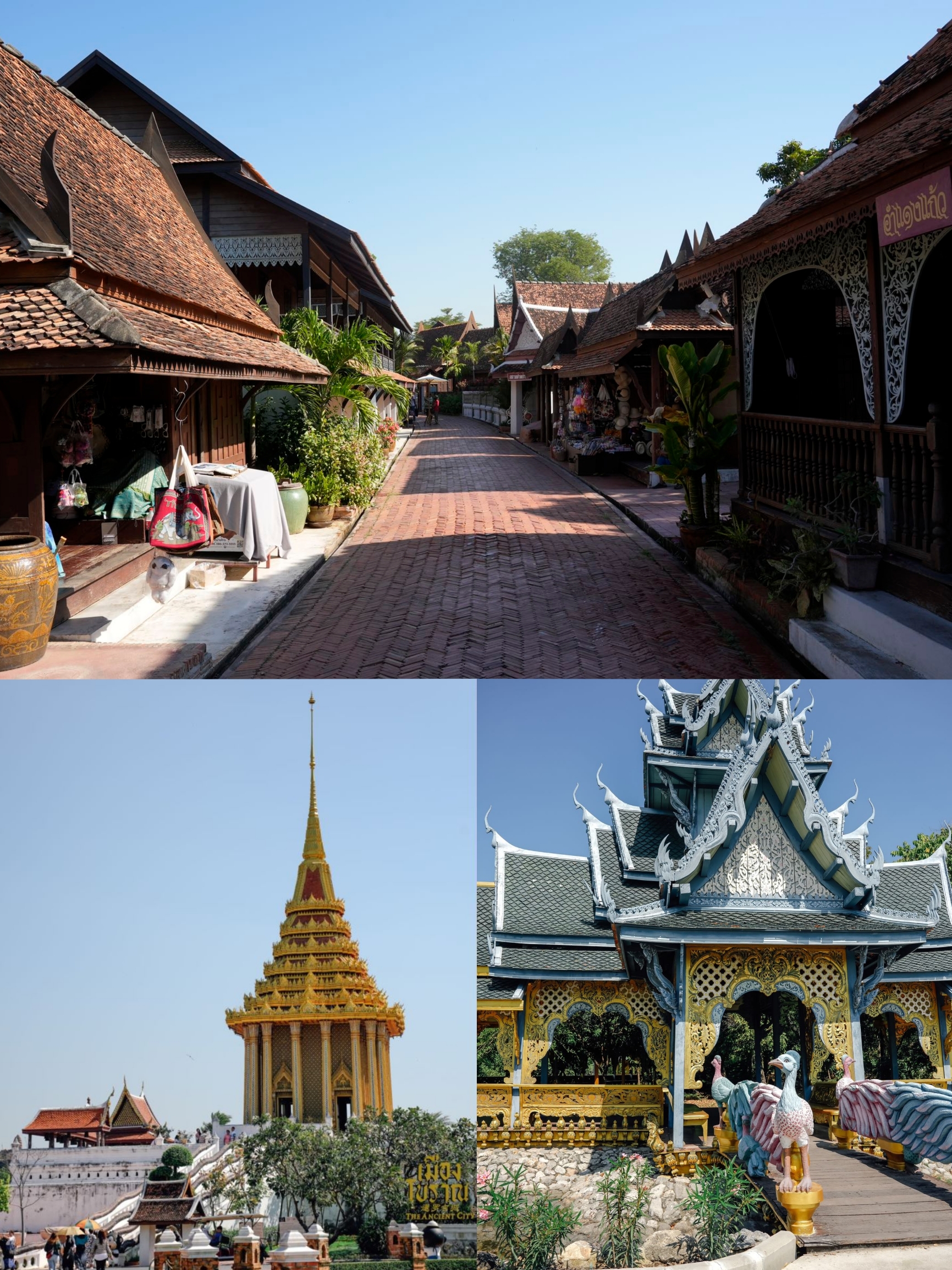 📸打卡暹罗古城，领略泰国历史建筑文化🇹🇭之美！
