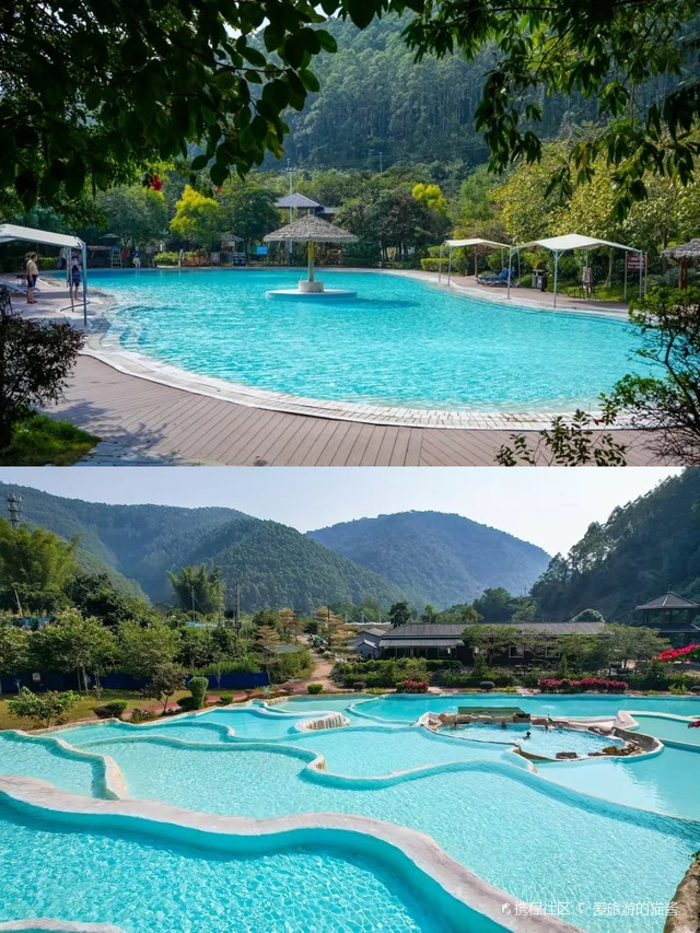 布透温泉:藏在十万大山里的中国蓝泉_上思十万大山布透温泉玩法