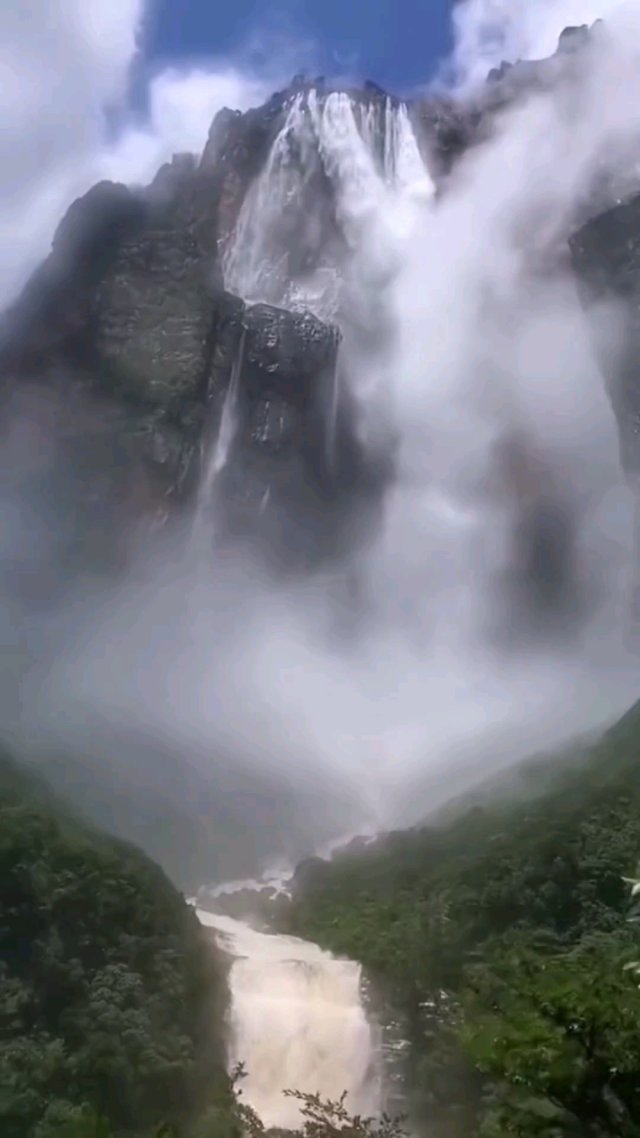 世界第一高瀑布安赫尔瀑布太震撼了