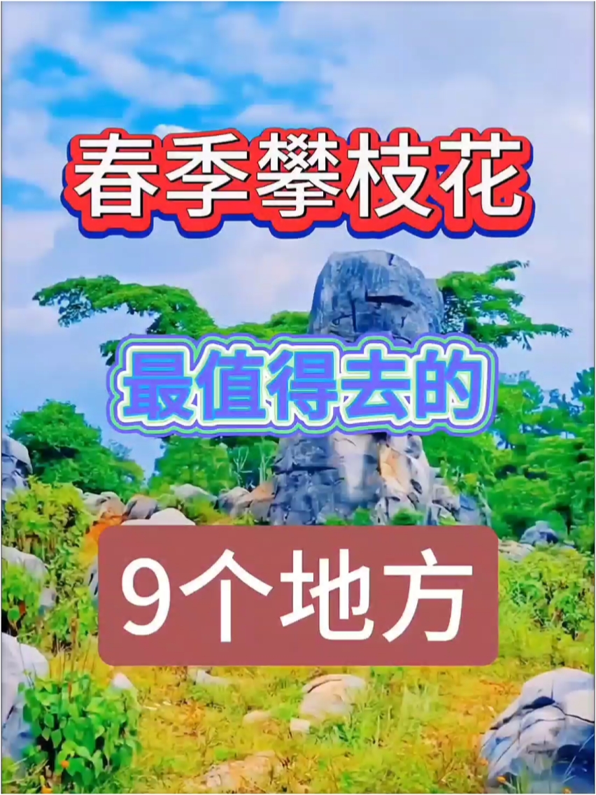 春季攀枝花最值得去的9个地方你知道吗？点赞收藏