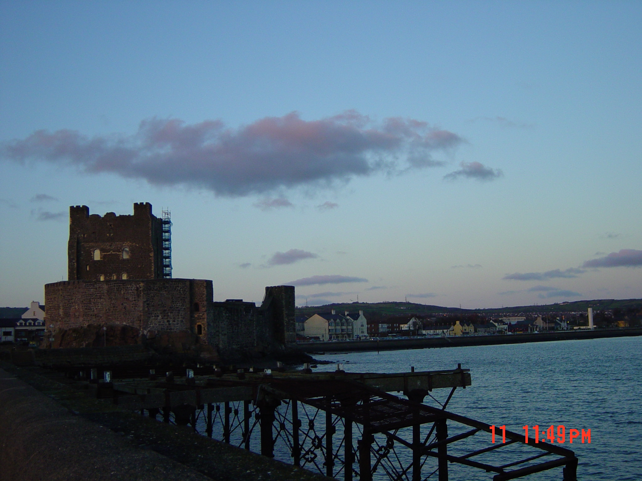 #探访历史名胜古迹 北爱尔兰傍晚的海岸线，不错不错。