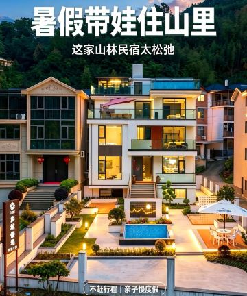 花筑·洪坑慢坞丨Forest汀溪山野·泳池疗愈度假美墅图片