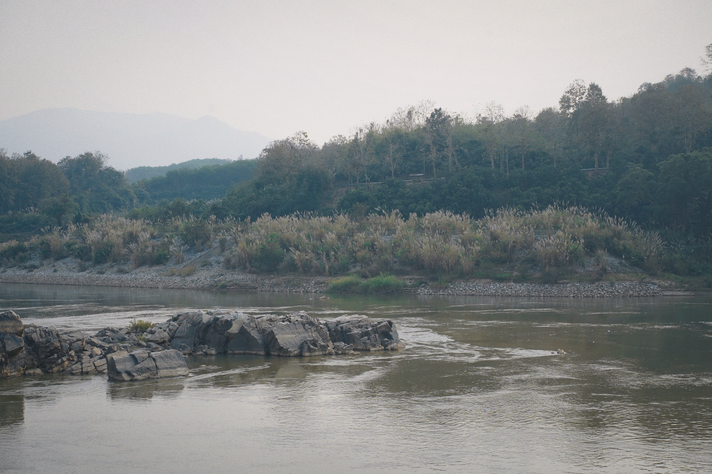 自驾老挝西北线：抵达博胶，看湄公河日落