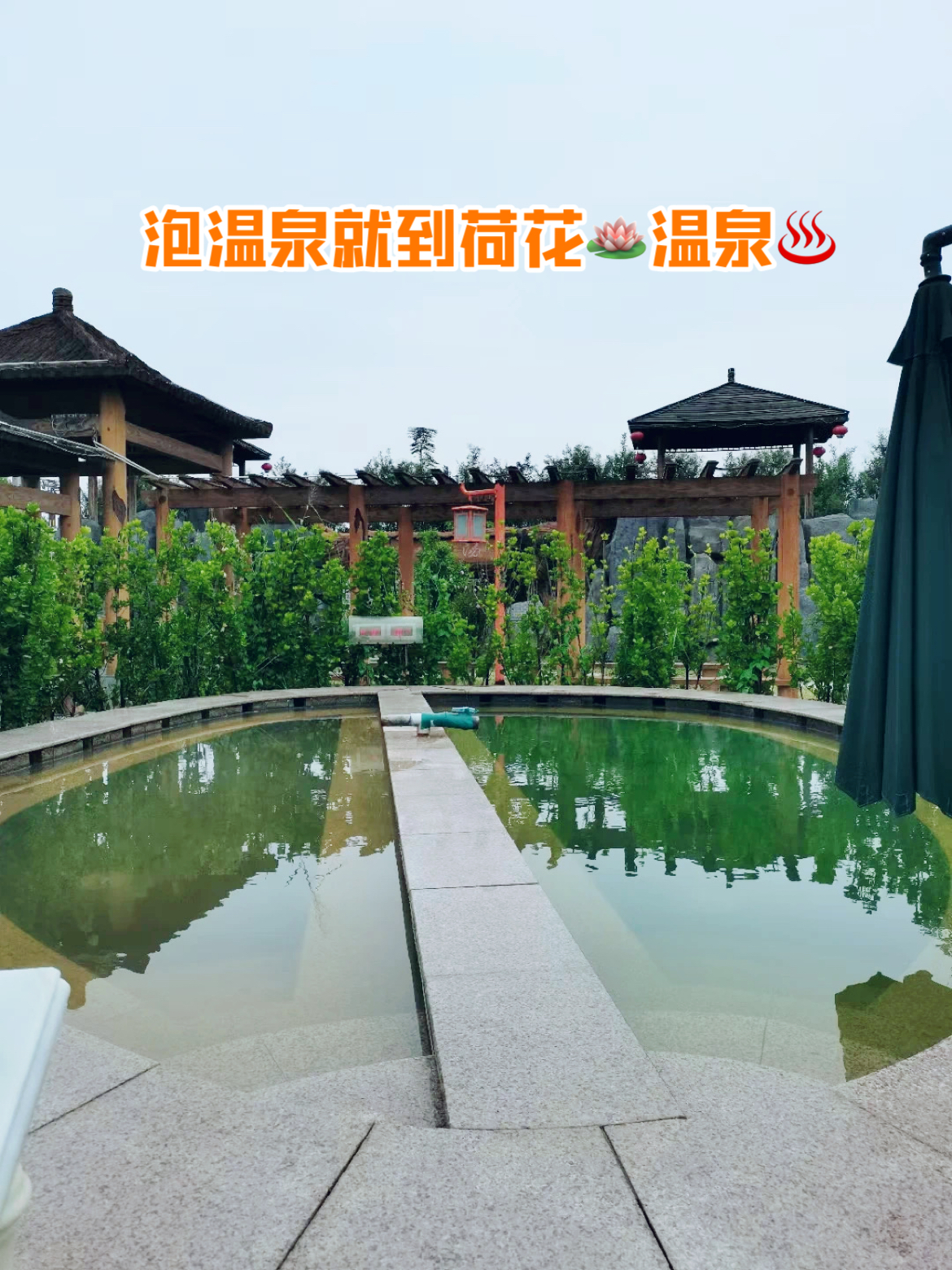 [Cute]荷花园温泉位于襄汾县邓庄镇燕村，复古的度假酒店、温泉SPA酒店、荷花温泉度假村，以及配备