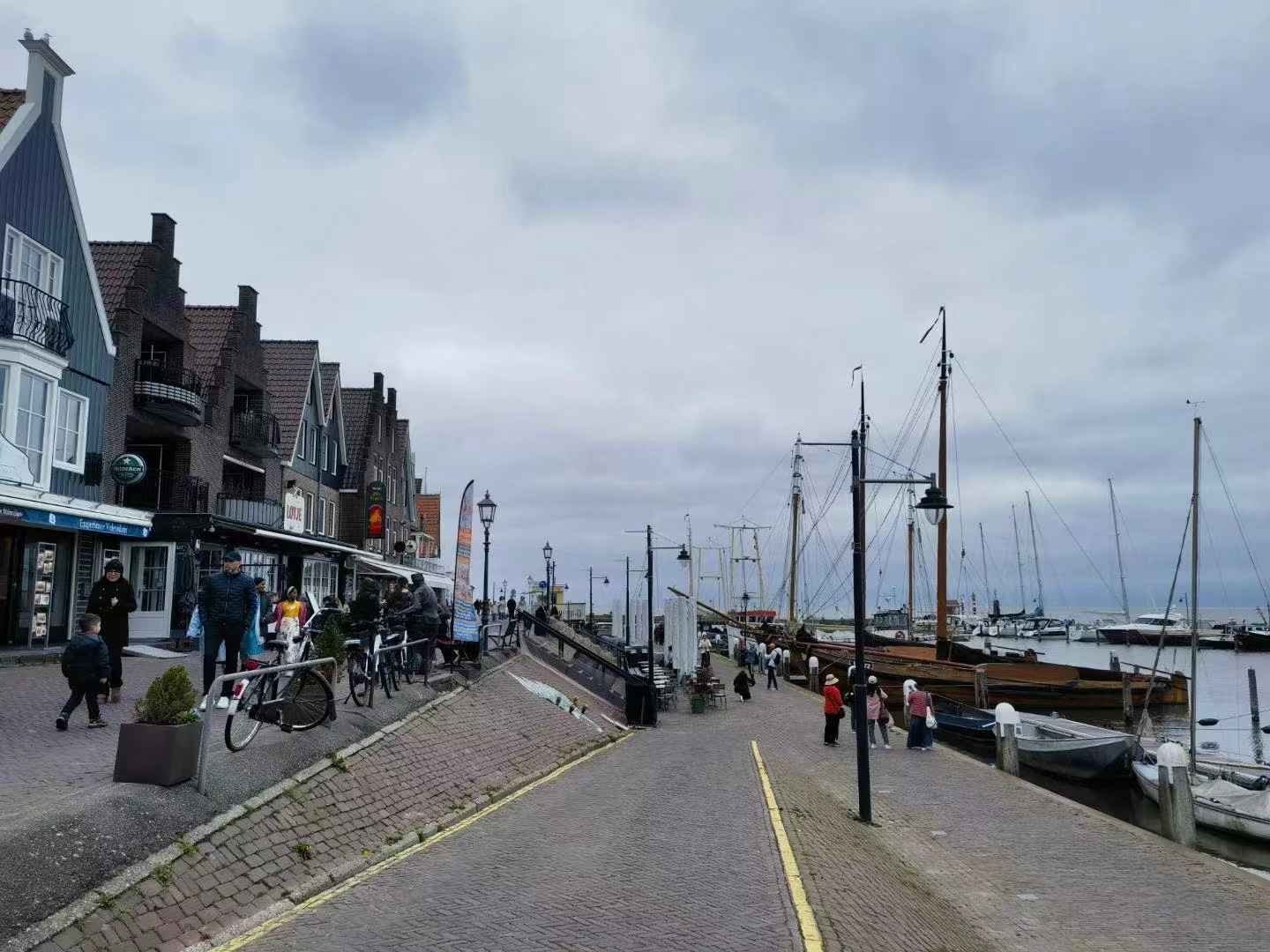 荷兰华伦丹的渔村小镇