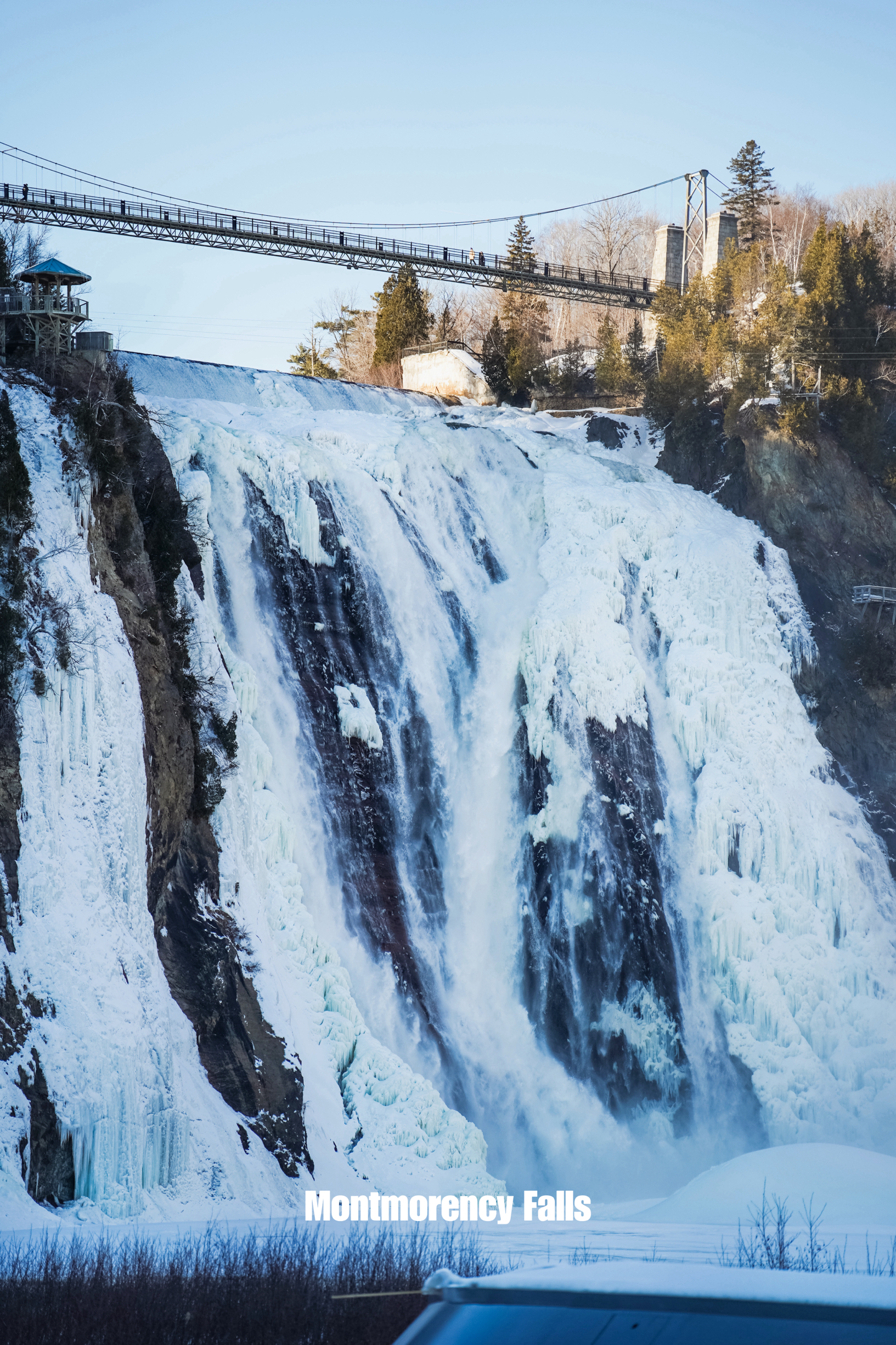 魁北克｜冰雪中的水晶瀑布，叫凝固的冬天