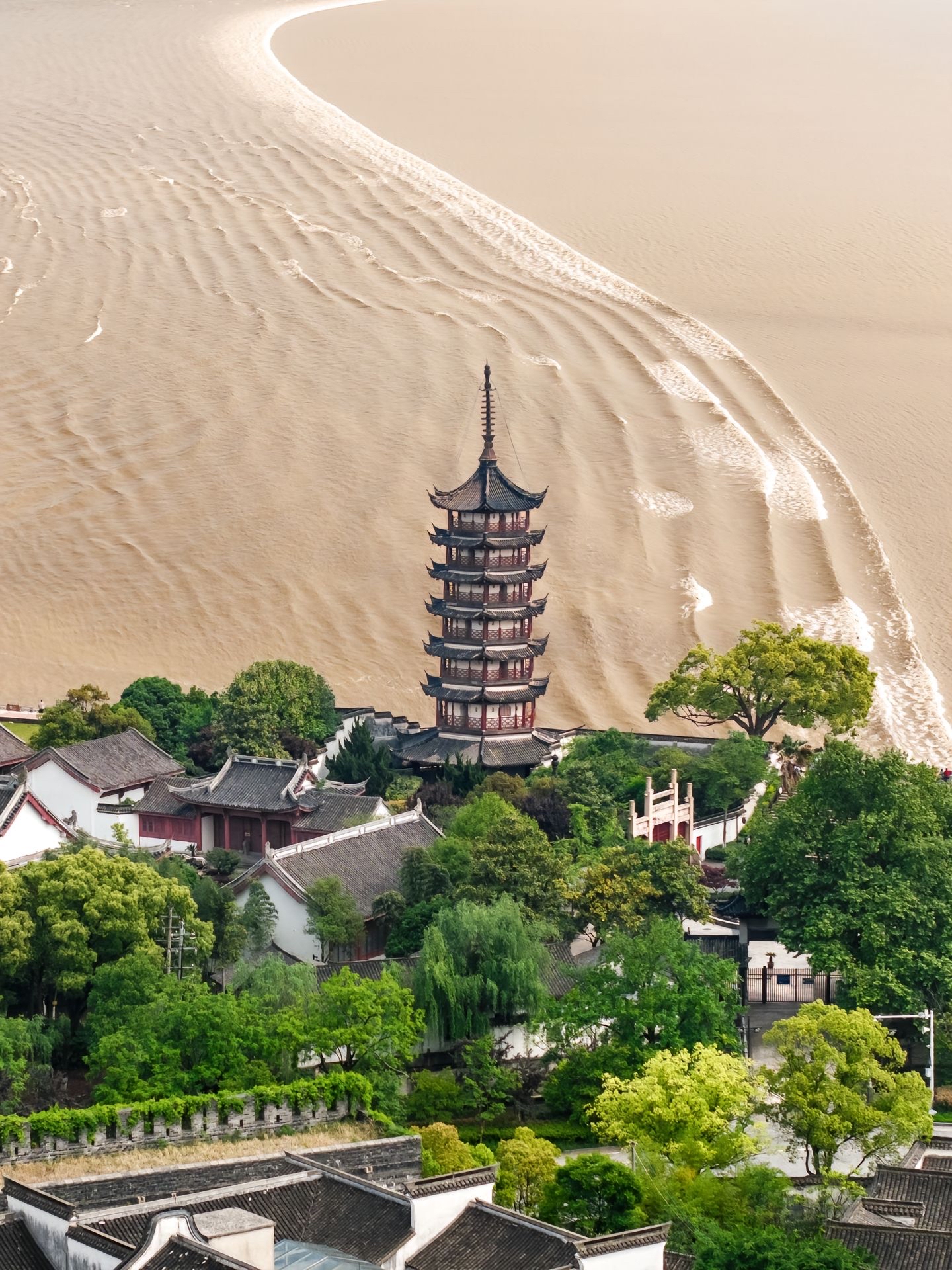 提到海宁，大家想到的是皮革城 但是这里还有很多好去处 ✅钱塘观潮✅名人故居✅蔷薇绣球花海 而且上海，