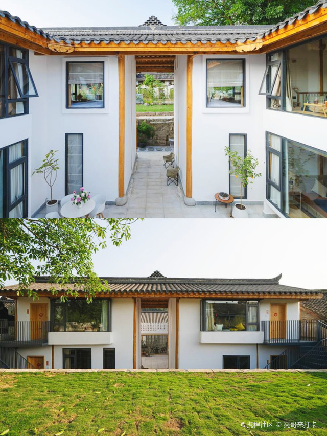 原木风独栋小院!住得不想走98  在阆中古城发现了一家宝藏民宿.