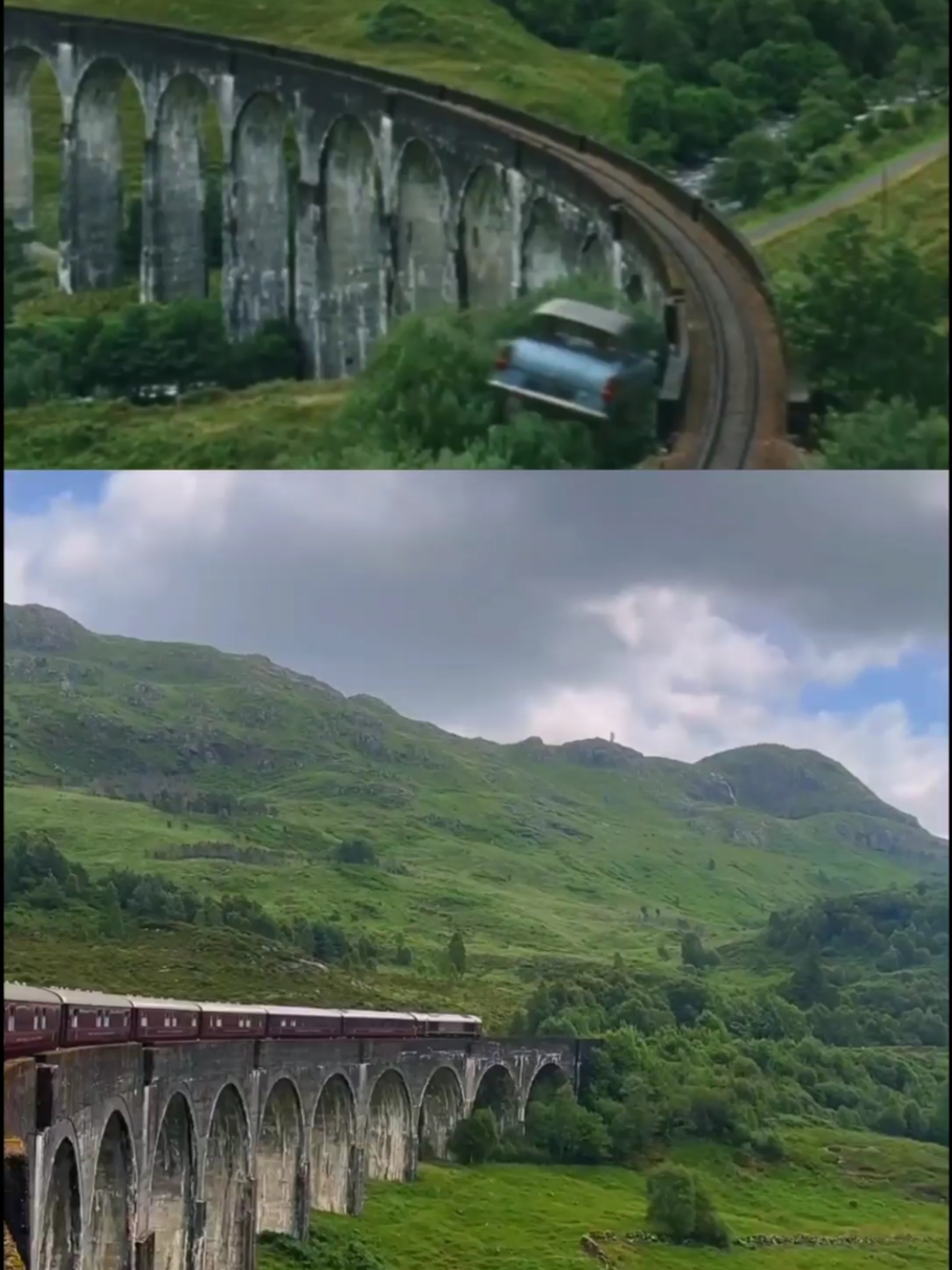 英国|苏格兰高地•坐火车经过格伦芬兰高架桥