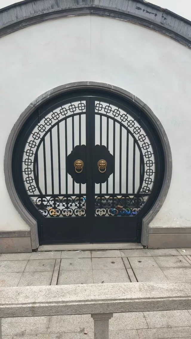 庭院圆门,庭院大门_大山谷图库