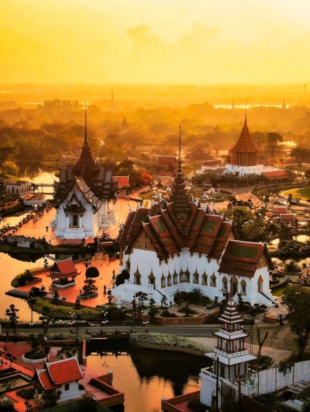 泰国曼谷一日游，暹罗古城绝美打卡点！